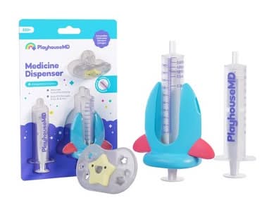 Playhouse MD Md Syringe Dispenser - Rocket, Ages 0 M+, Blue (2.39 oz)