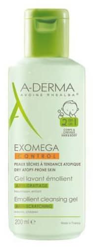 Gel CC Exomega Control Pele Atópica A-Derma emb. 200 ml