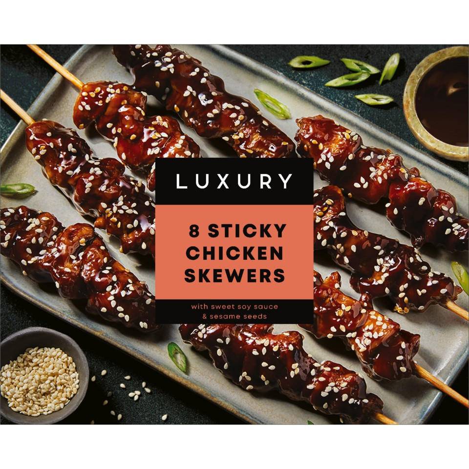 Iceland Luxury Sticky Chicken Skewers