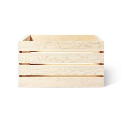 Large Wood Crate - Mondo Llama™: Unfinished Wooden Craft, Adult Use, 17.9" x 12.79" x 9.6", 5.4 lbs