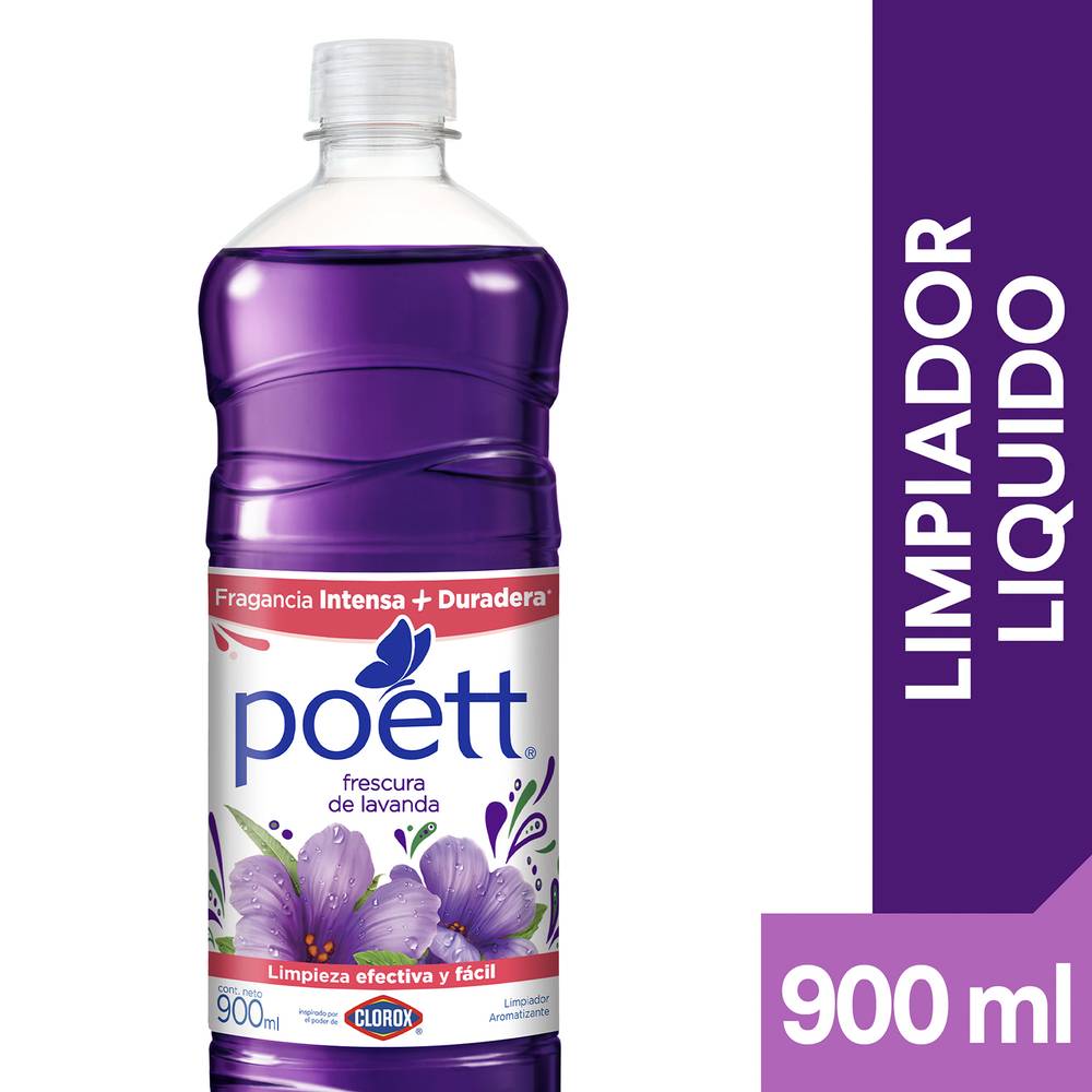 Poett · Limpiador desinfectante - Lavanda (900 ml)