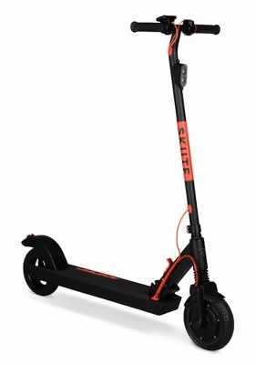 Hyper Skute Folding Electric Lithium Battery Powered Scooter 36 V, Black/Red
