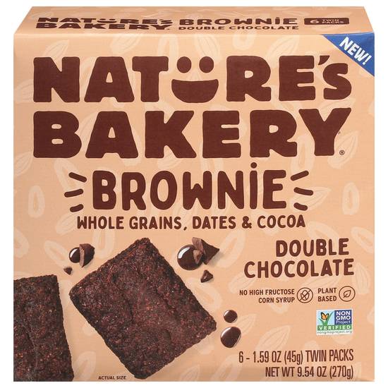 Nature's Bakery Brownie (6 ct) (chocolate-whole grains-dates-cocoa)