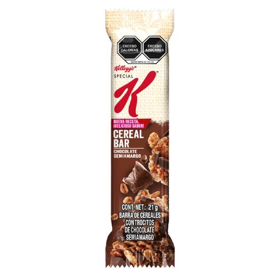 Special k barra de cereal con chocolate semi amargo (1 pieza)