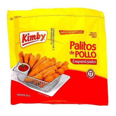 Kimby palitos de pollo empanizados (227 g)