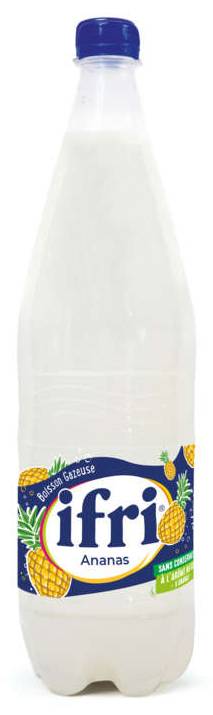 Ifri Boisson gazeuse aromatisée à l'ananas 1,25l