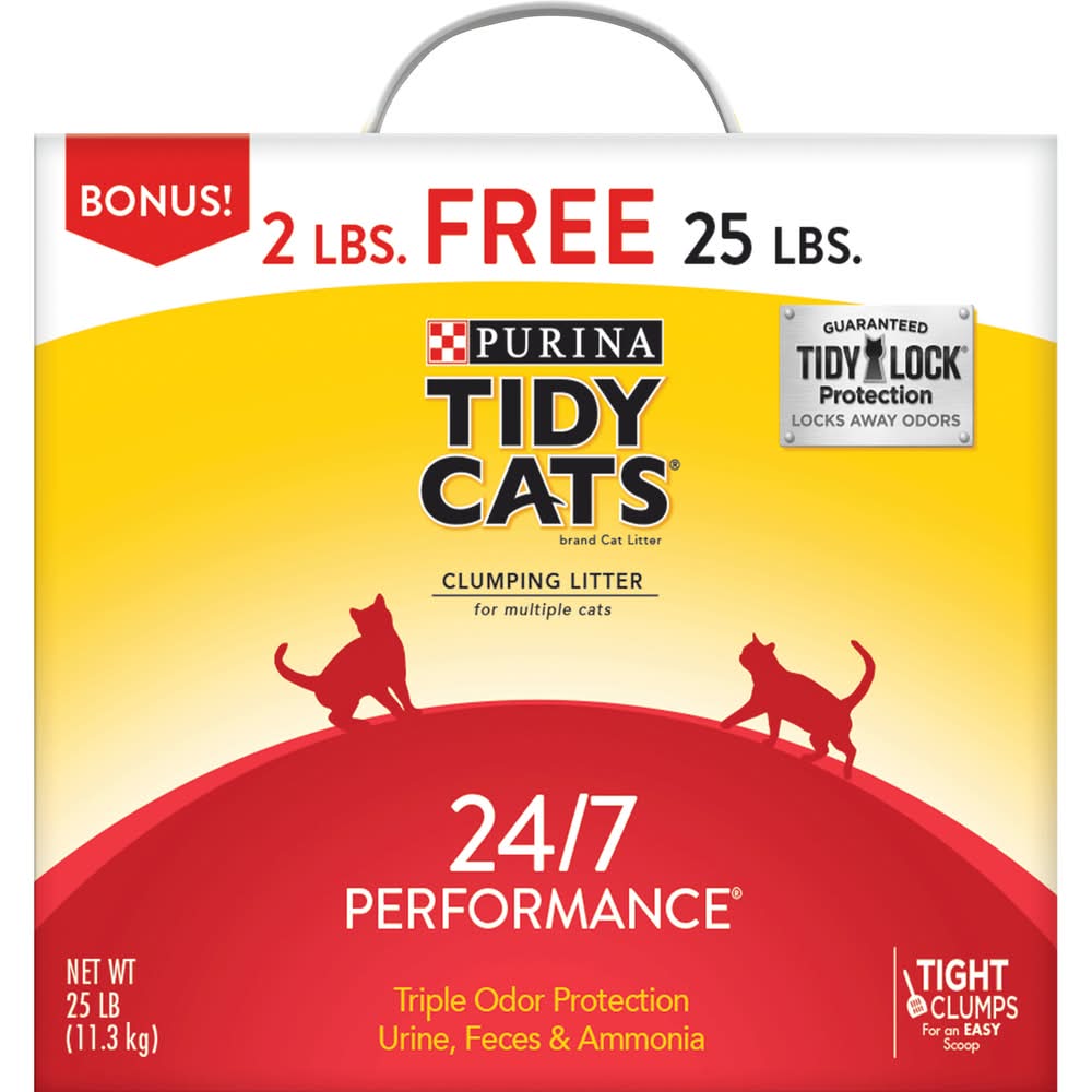 Purina Tidy Cats 24/7 Performance Clumping Cat Litter (25 lbs)