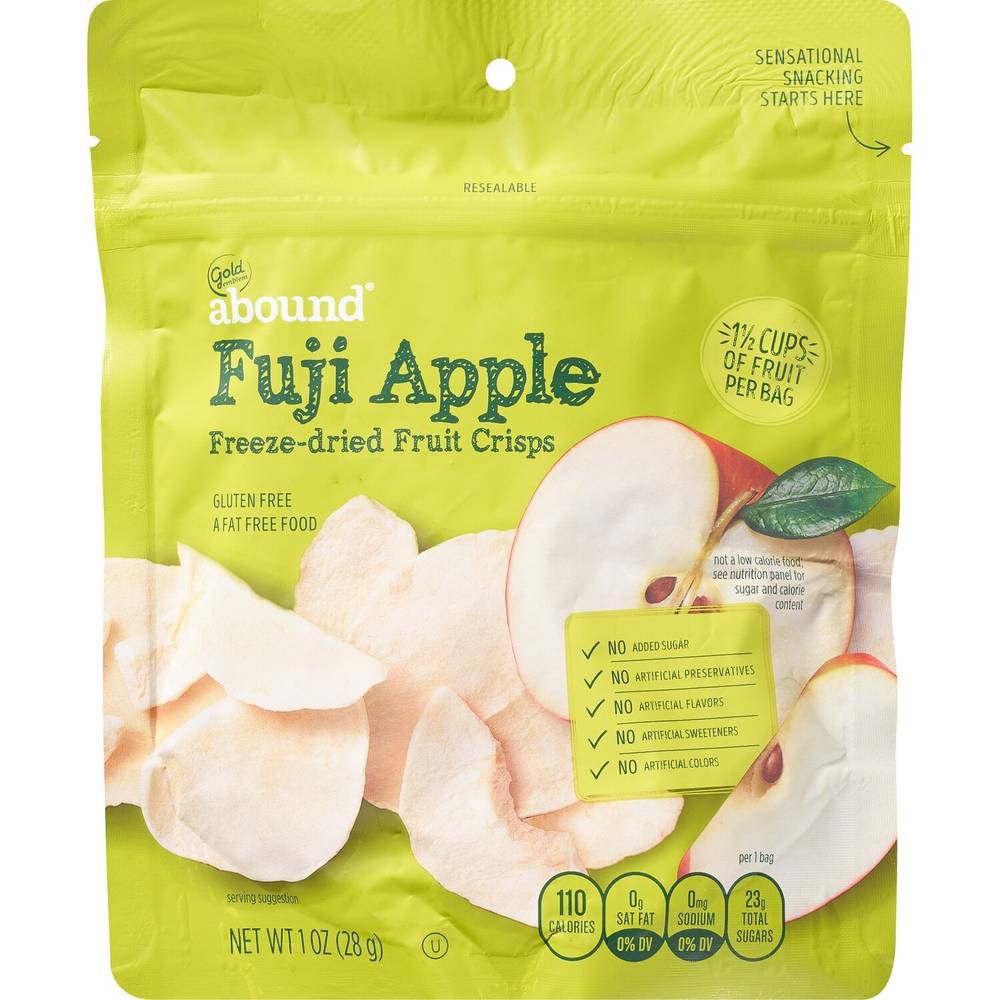 Gold Emblem Abound Fuji Apple Crisps, 1 Oz