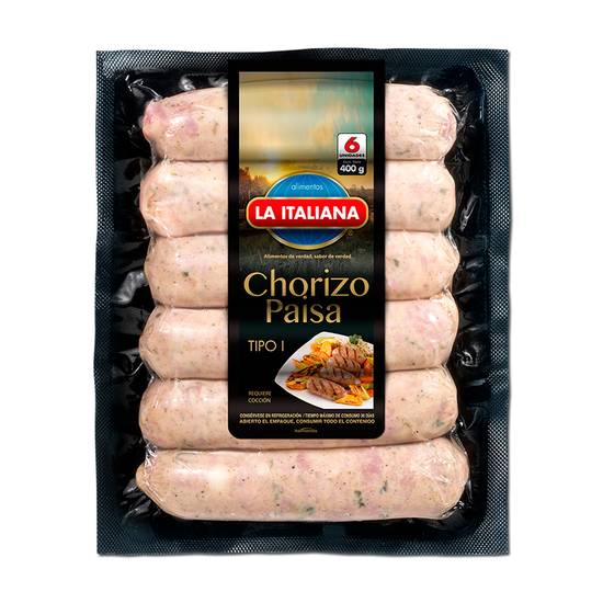 Chorizo Paisa La Italiana 400gr