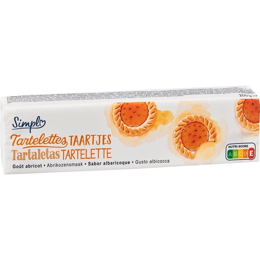 Simpl - Biscuits tartelettes abricot (200g)