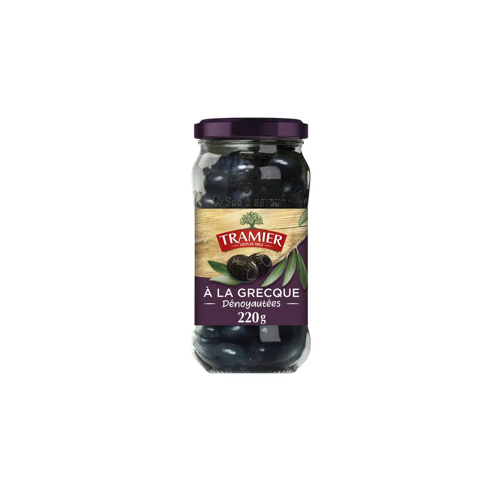 Tramier - Olives noires à la grecque dénoyautées