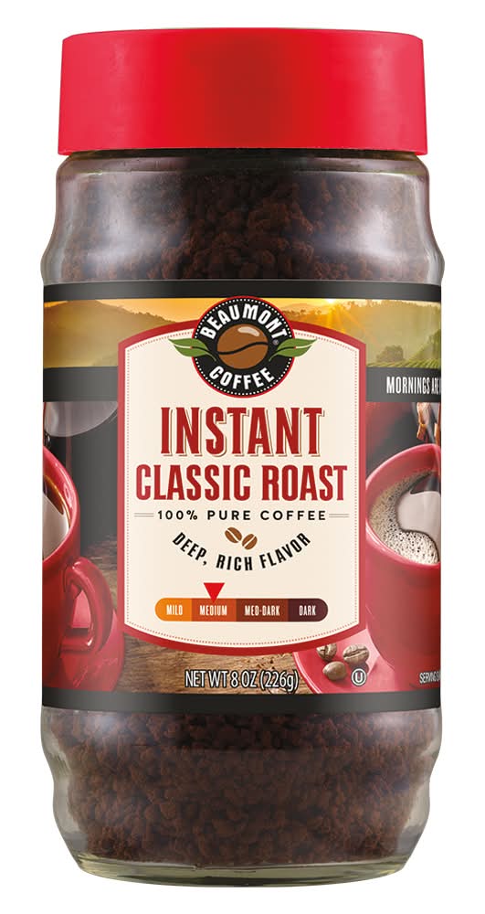 Beaumont Instant Classic Roast Coffee (8 oz)