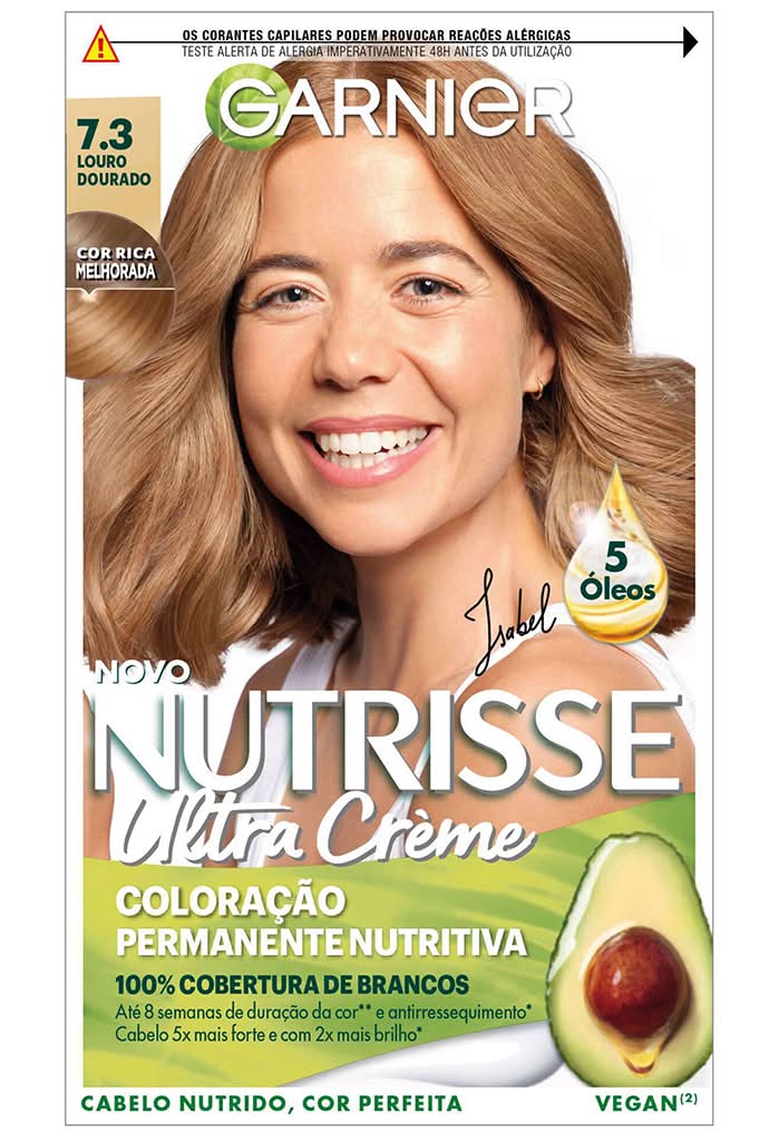 Nutrisse Garnier - Coloração Tom 7.3 Louro Dourado
