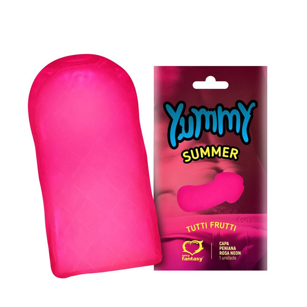 Sexy fantasy capa peniana neon comestível sem glúten e lactose sabor tutti  frutti yummy summer (1 peça) | Delivery Near You | Uber Eats