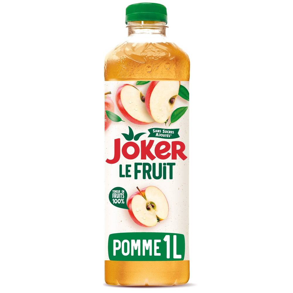 Jus pomme sans sucres ajoutés JOKER - la bouteille de 1L