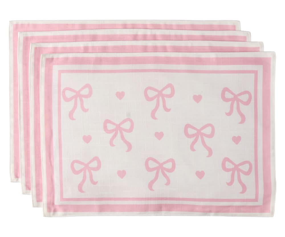 Kirkton House Bows Placemat Set (4 ct)