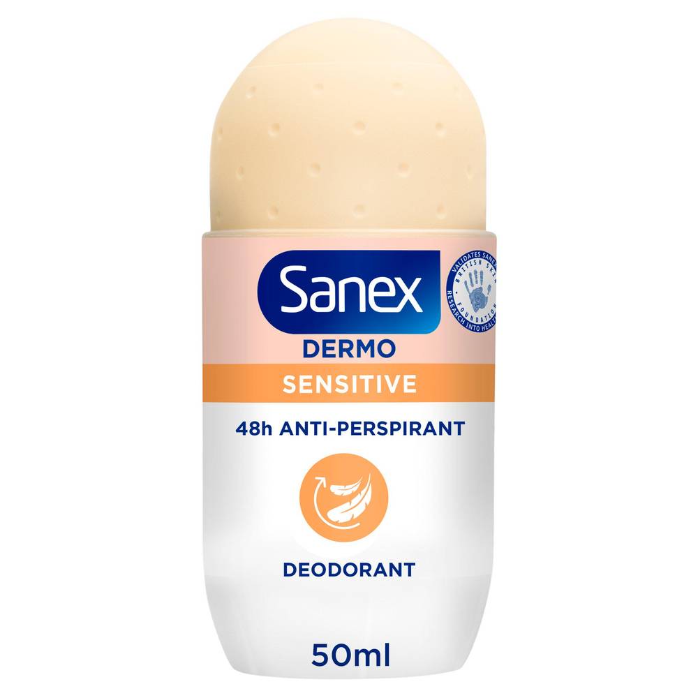 Sanex Dermo Sensitive Roll On Antiperspirant 50ml