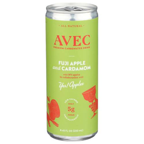 Avec Drinks Co Fuji Apple And Cardamom Premium Carbonated Mixer 4 Pack