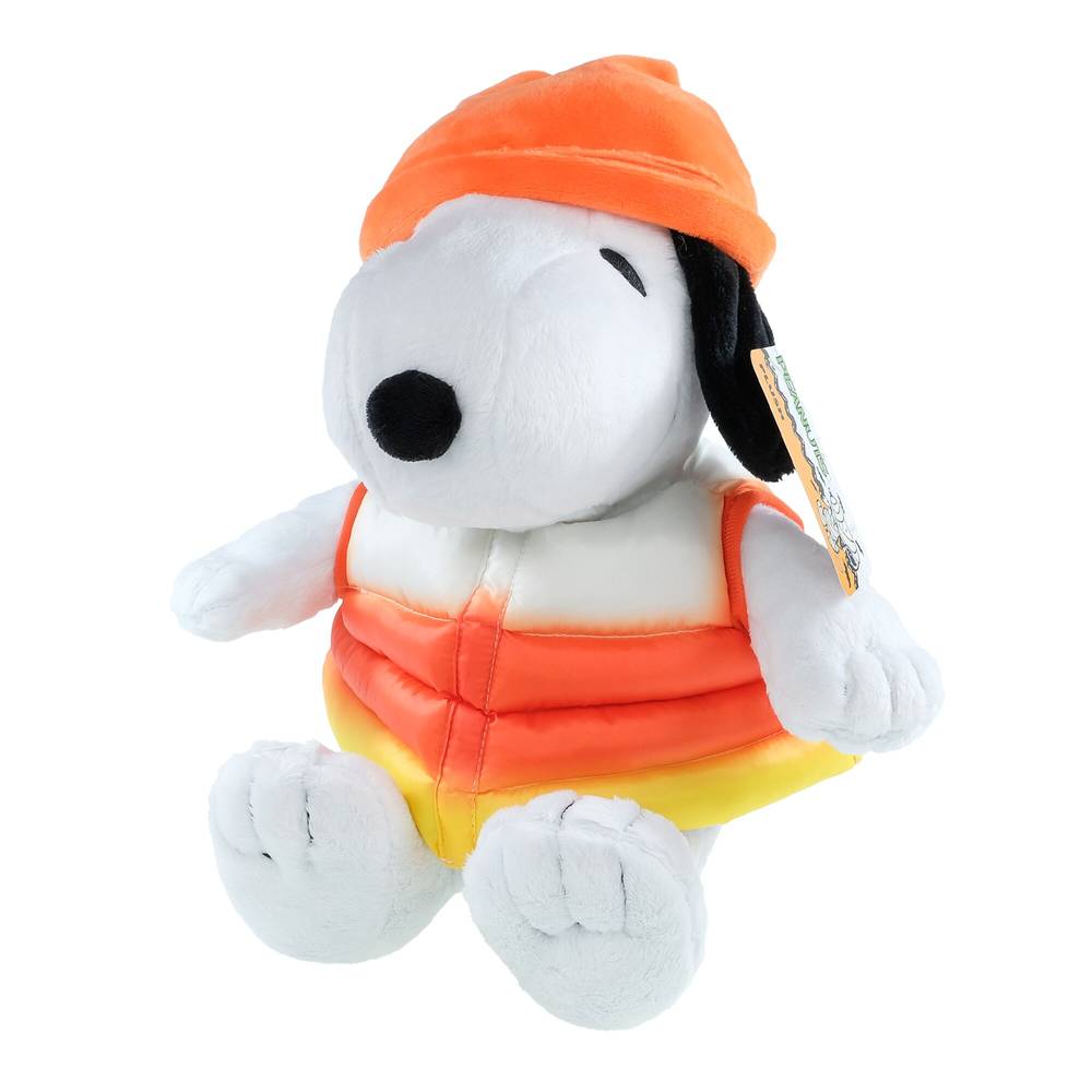 Mercari Peanuts Snoopy Candy Corn Puffy Vest Plush