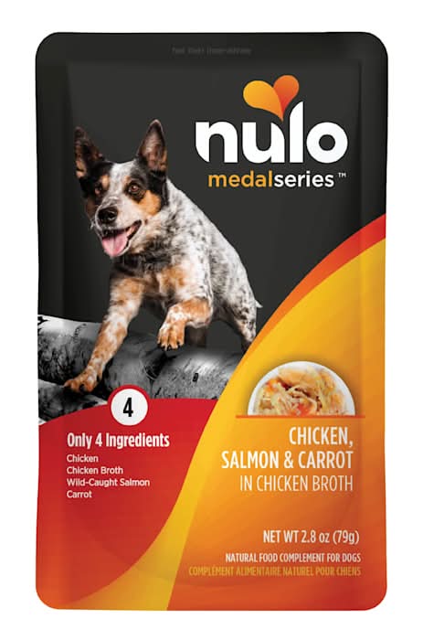Nulo All Life Stage Wet Dog Food Topper, Chicken - Salmon