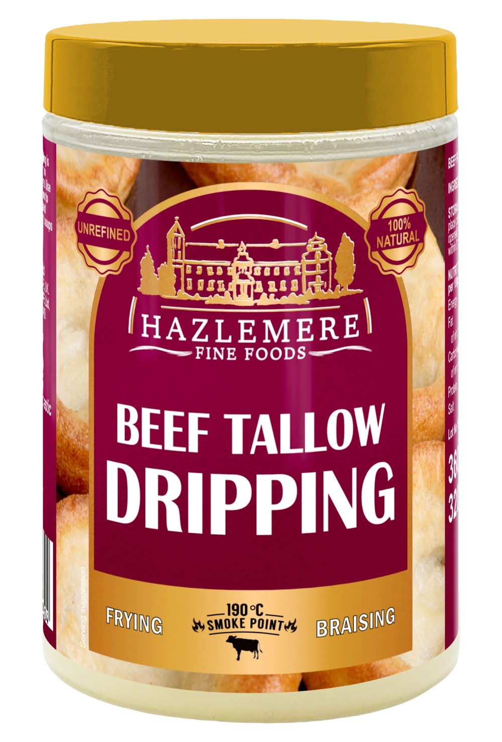 Hazlemere Beef Tallow Dripping 360ml