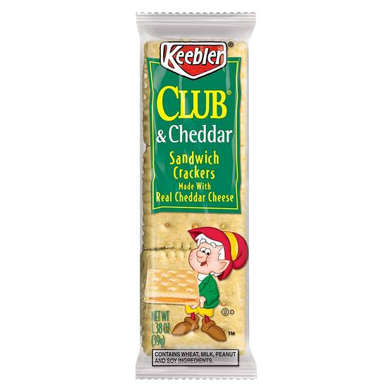 Keebler Cheese And Cheddar Sandwich Crackers