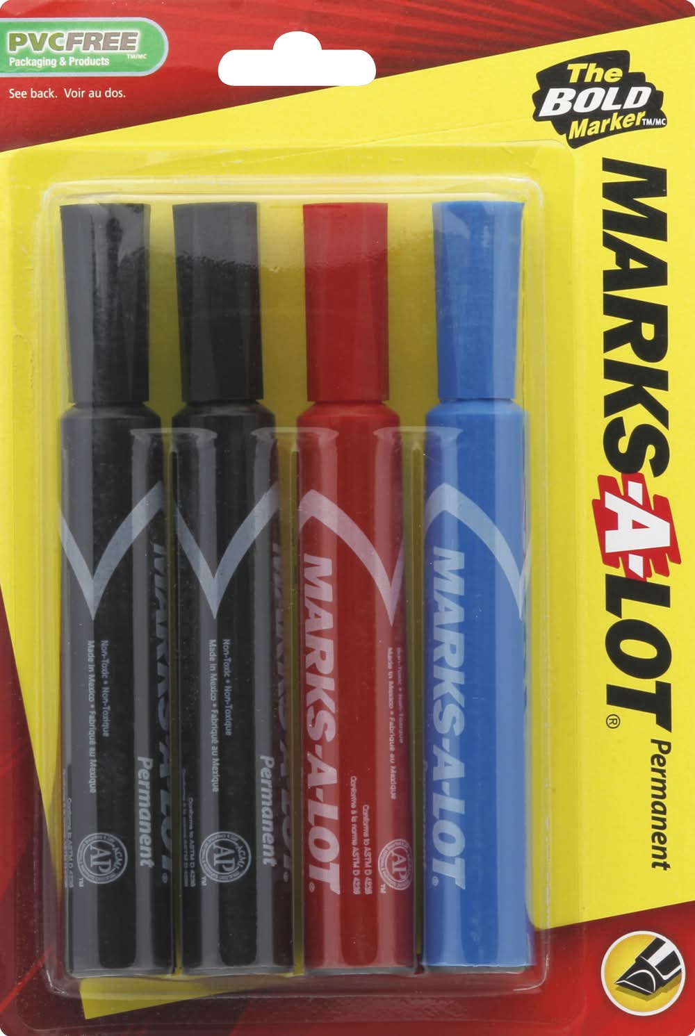 Marks-a-lot Assorted Colors Permanent Markers (2.5 oz)
