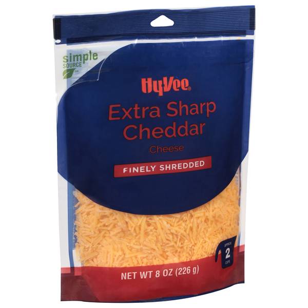 Hy-Vee Finely Shredded Sharp Cheddar Cheese