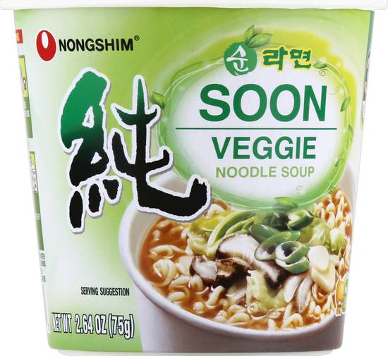Nongshim Soon Veggie Noodle Soup (10.64 oz)