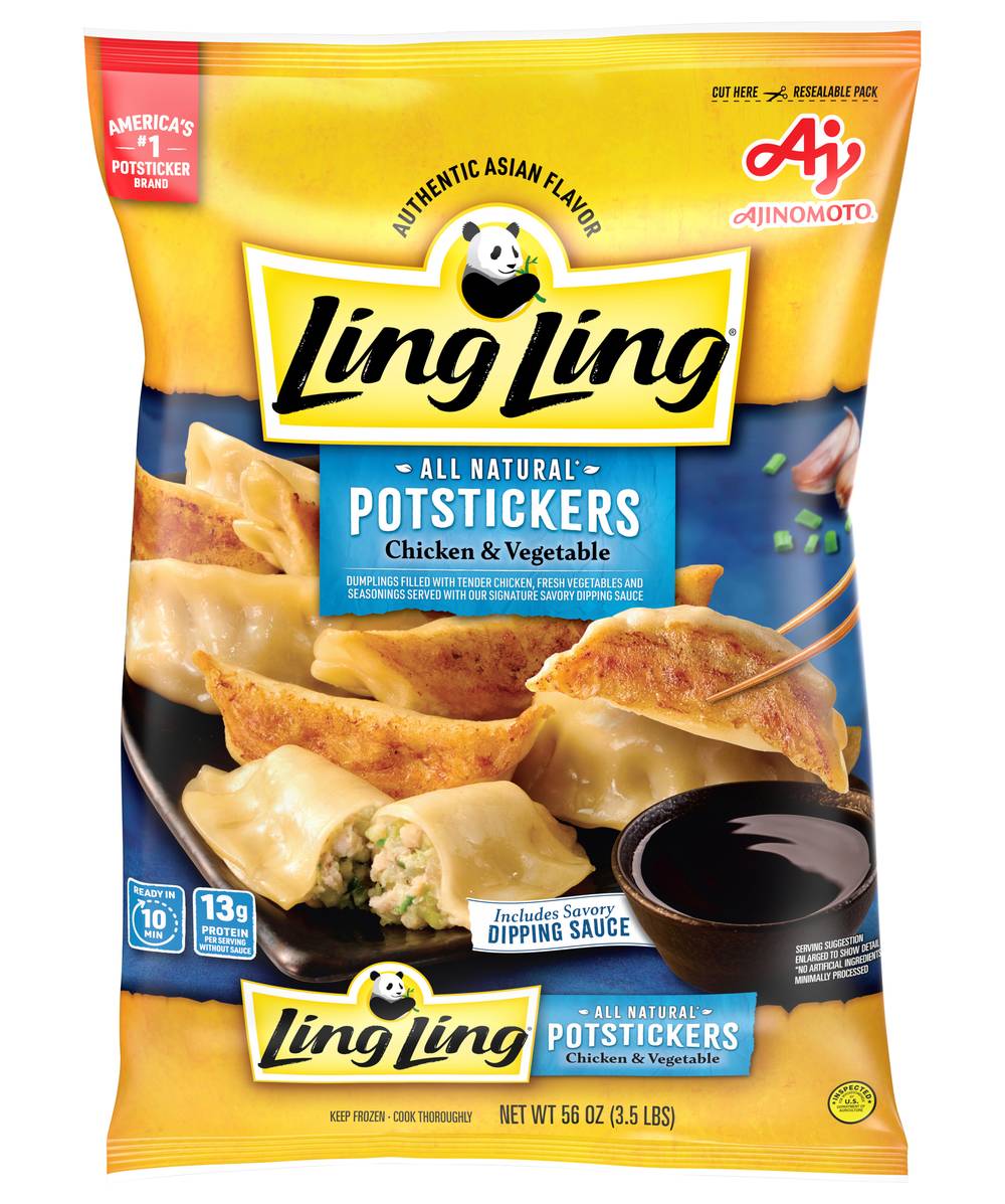 Ling Ling Potstickers Chicken & Vegetable Dumplings (56 oz)