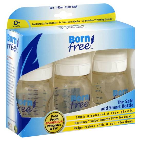 Born free best sale bottle nipple levels