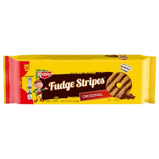 Keebler Fudge Stripes Original Cookies Family Size