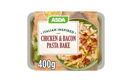ASDA Chicken & Bacon Pasta Bake Ready Meal 400g