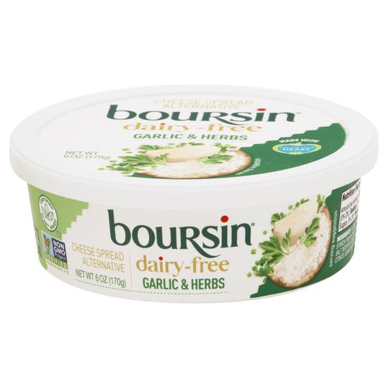 Boursin Dairy Free Garlic & Herbs Cheese Spread (6 oz)