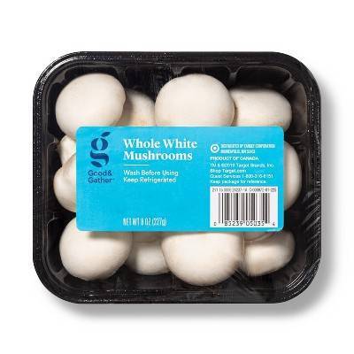 Good & Gather Whole White Mushrooms