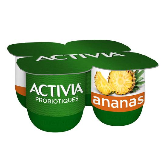 Activia - Yaourt aux fruits bifidus (ananas)
