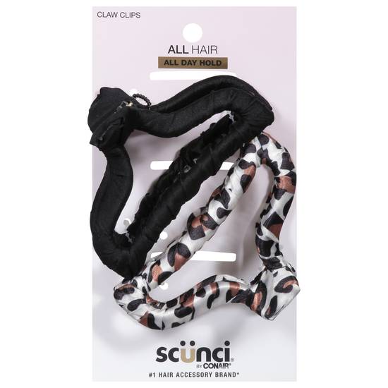 Scunci All Hair Hold Claw Clips