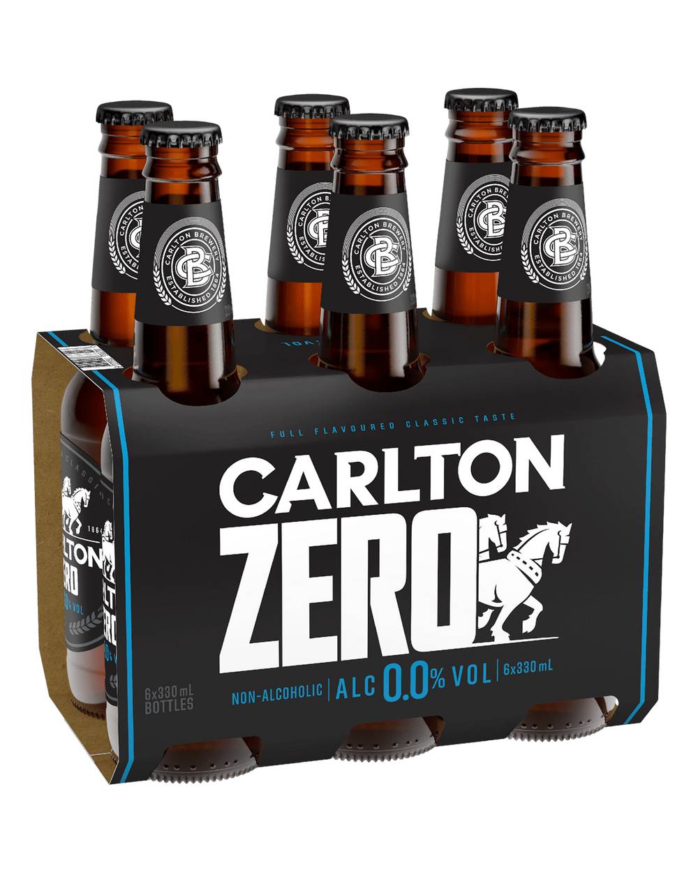 Carlton Zero Bottle 6x330ml