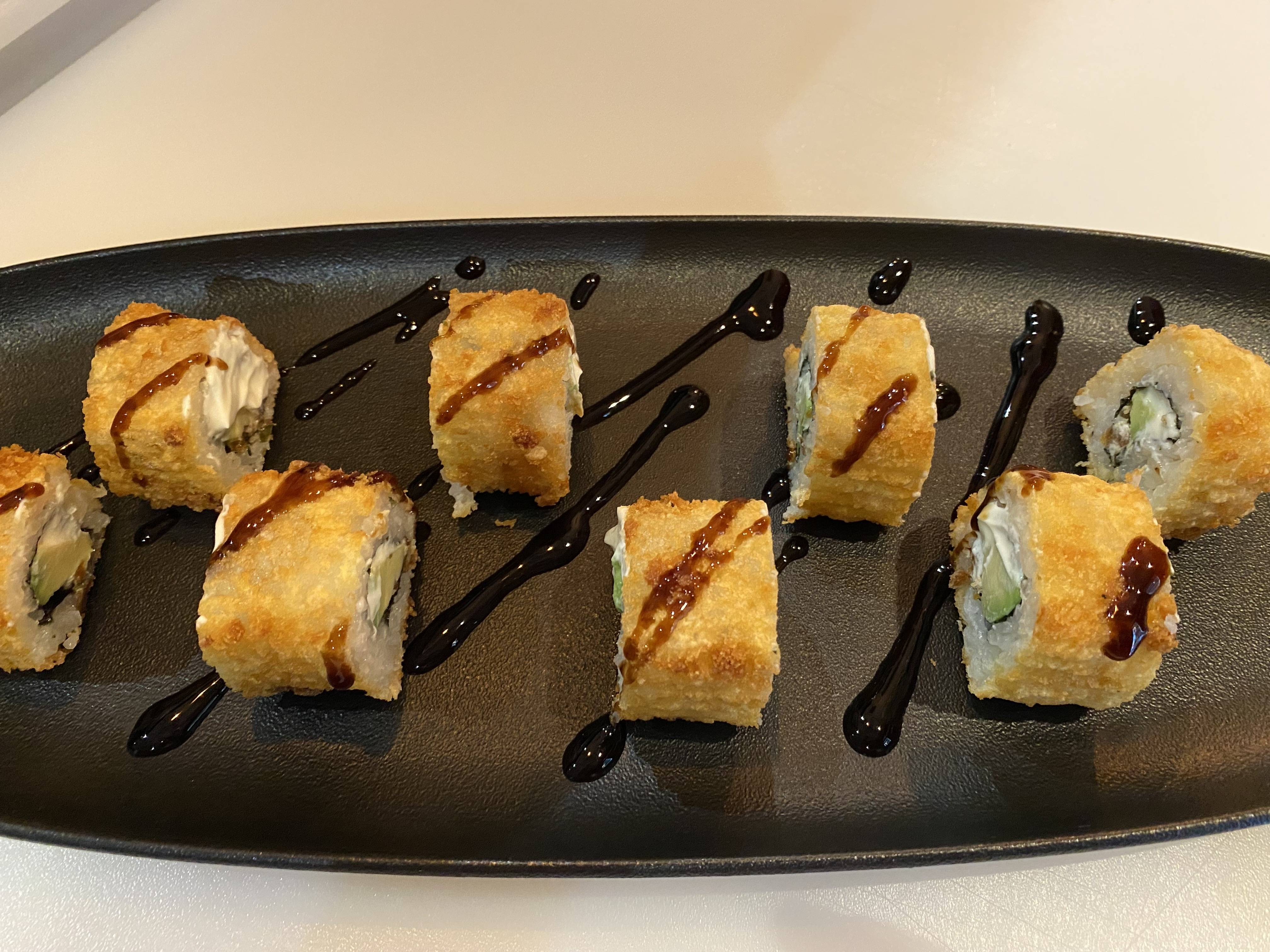 Crispy roll saumon avocat cheese