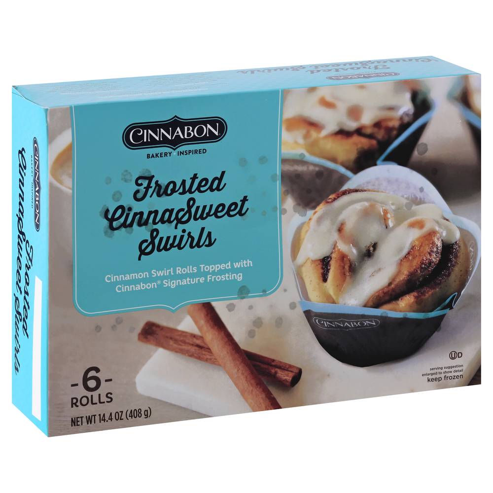 Cinnabon Frosted Cinnasweet Swirls (14.4 oz)