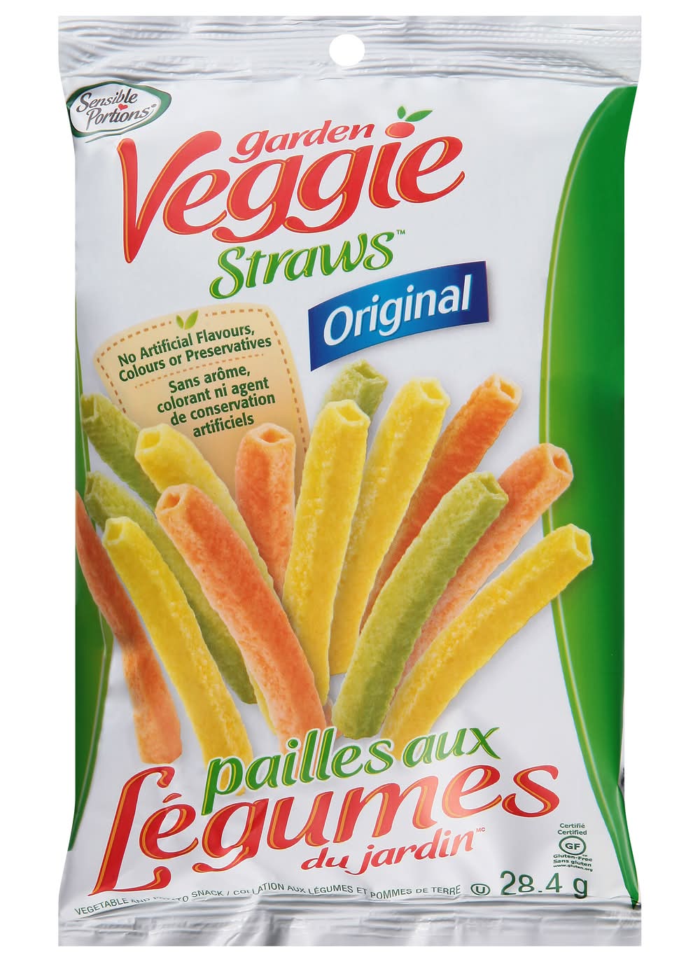 Sensible Portions Garden Veggie Straws Original Vegetable and Potato Snack (28.4 g)