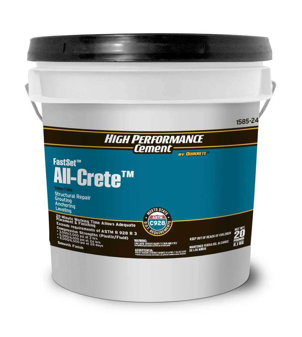 High Performance Cement Fastset All-Create Concrete 158524