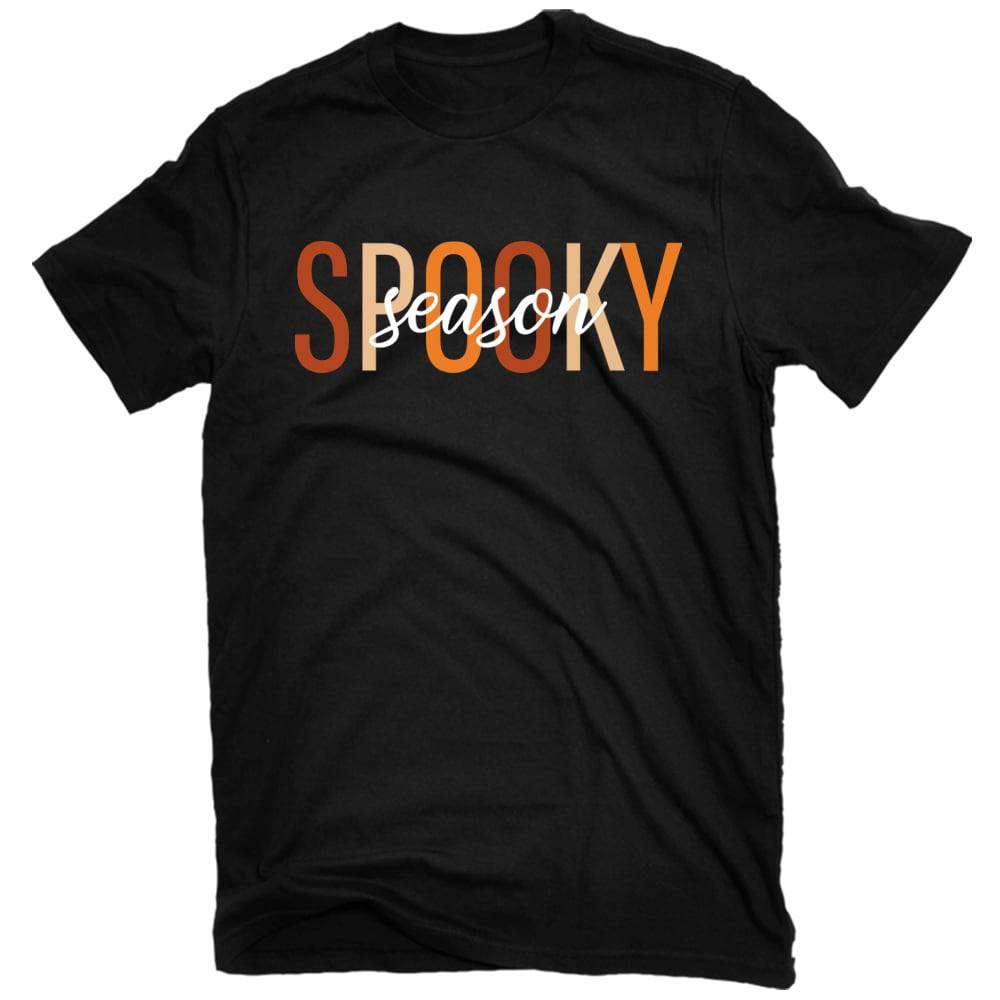 Women's Knit Short Sleeve T-shirt (Xx-large) | SPOOKY SEASON BLK 2X