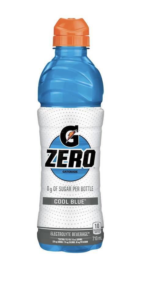 Gatorade Zéro bleu cool/Zero Cool Blue 710ml