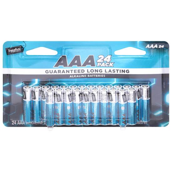 Signature Select Aaa Alkaline Batteries (24 ct)
