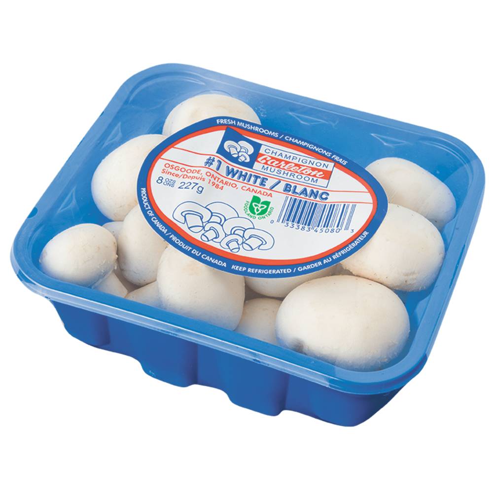 Packaged Whole White Mushrooms (227 g)