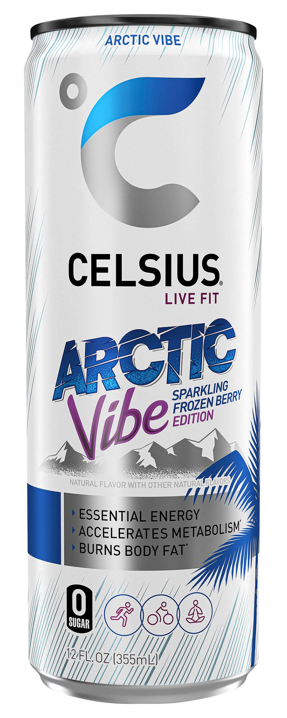 Celsius Energy Drink, Sparkling Frozen Berry (12 fl oz)