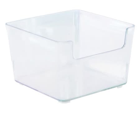 Mini Plastic Storage Bin 3.81in x 2.4in Iridescent