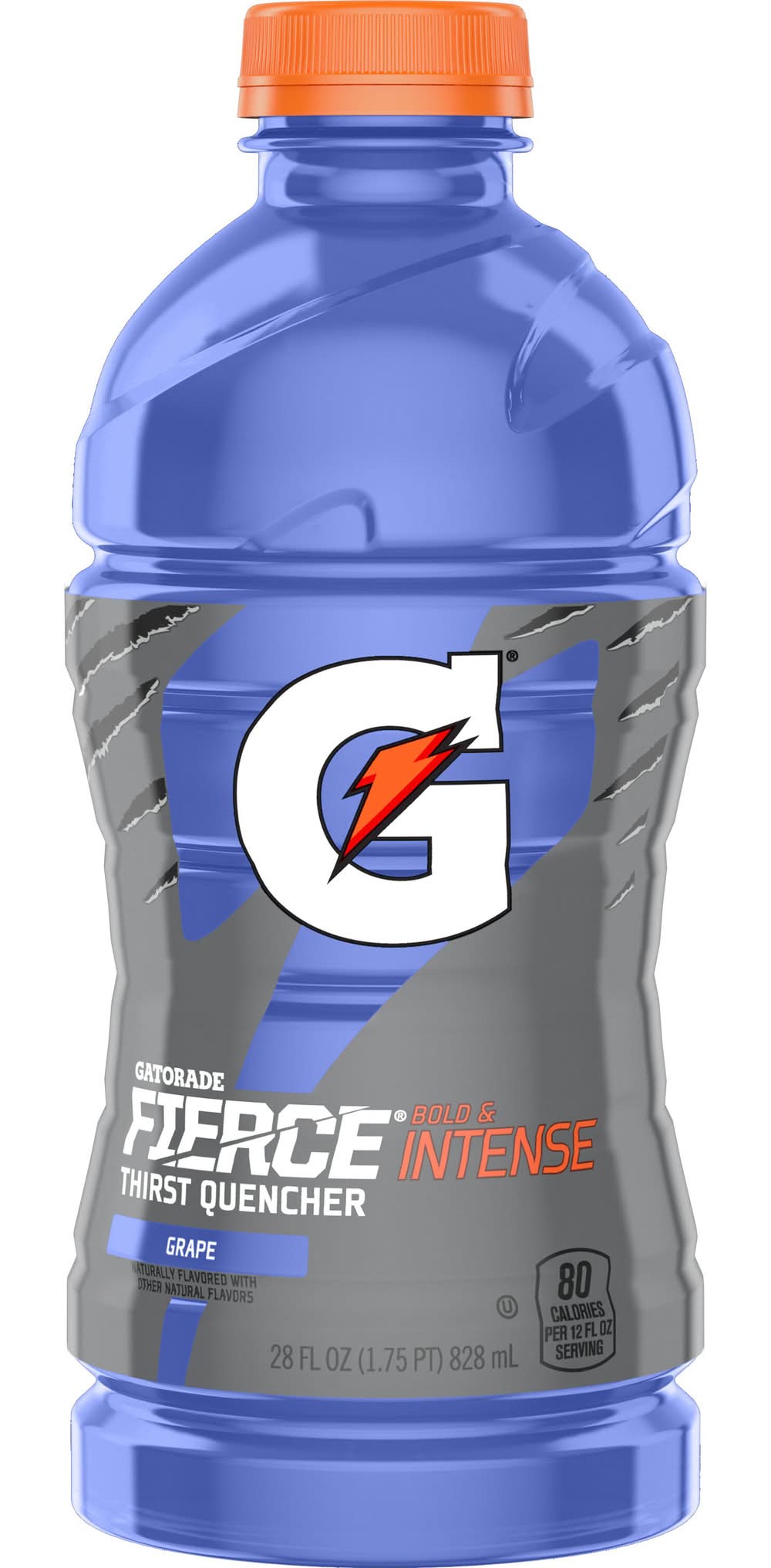 Gatorade Fierce Bold & Intense Thirst Quencher Sports Drink, Grape (28 fl oz)