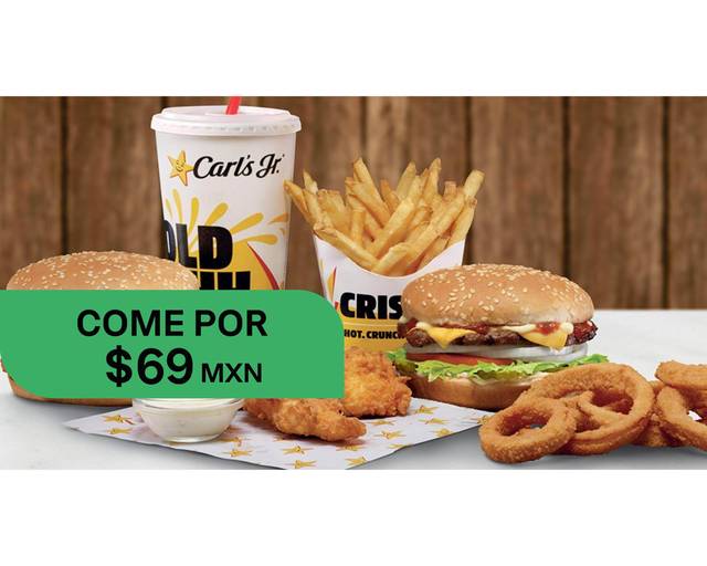 Carl's Jr (Midtown) Menú a Domicilio en Guadalajara Carl's Jr